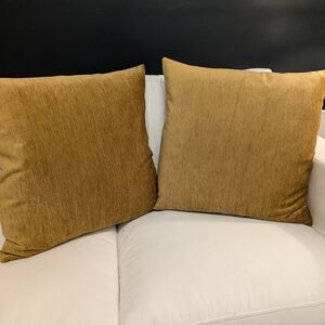 Elegant Gold Throw Pillows